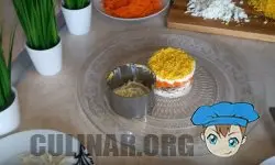 Картофель и тонки слой майонеза