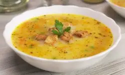 Салат Суп с плавленым сыром