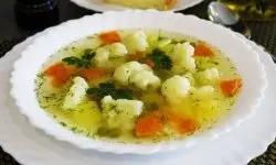 Салат Суп овощной, постный и легкий