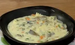 Салат Суп  молочный, грибной и полезный