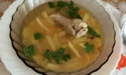 Суп куриный с секретом!