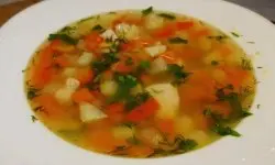 Салат Суп куриный с булгуром