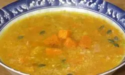 Суп оранжевый