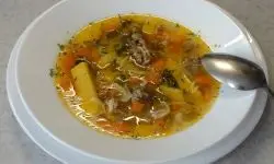 Салат Суп ленивые фрикадельки