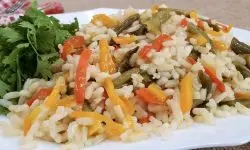 Салат Рис с овощами