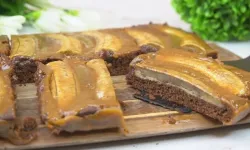 Салат Шоколадный пирог с бананом